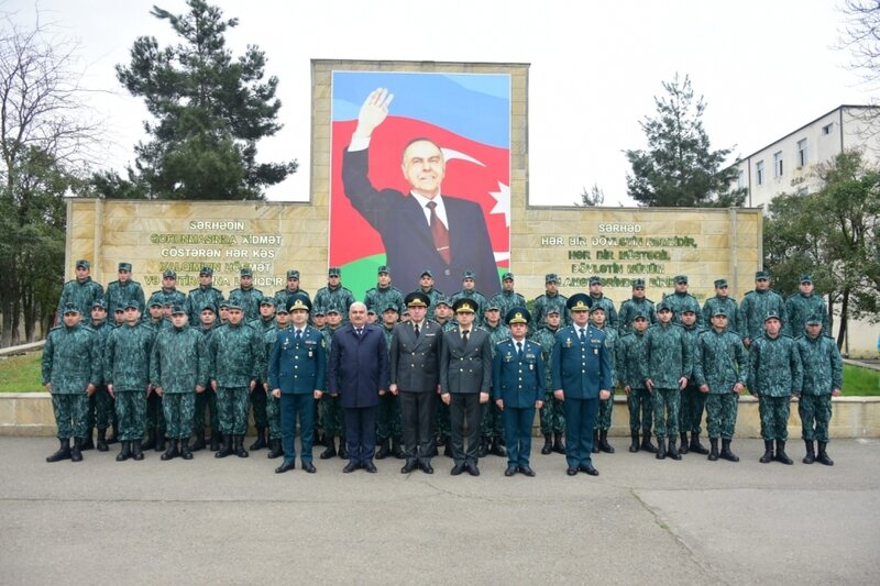 Hərbi Prokurorluq işçiləri Novruz bayramı ilə əlaqədar hərbi hissələrdə olublar