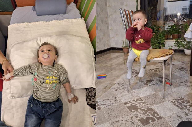 Körpə Hüseyn yardımsevər şəxslərin dəstəyinə möhtacdır: Müalicə üçün 600 manat lazımdır - FOTO