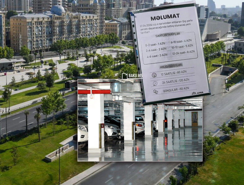 Bakıda parkinq qiymətləri nə üçün bahalaşıb? - RƏSMİ CAVAB