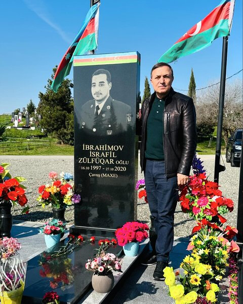 Mənsum İbrahimovdan şəhid qardaşı oğlu ilə bağlı paylaşım - FOTO