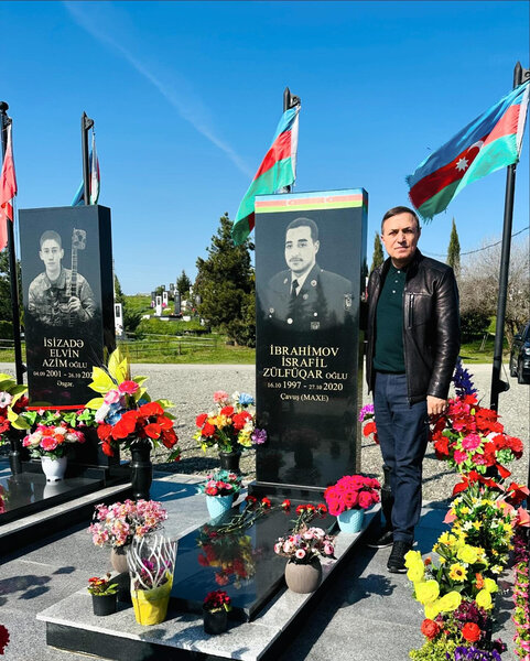 Mənsum İbrahimovdan şəhid qardaşı oğlu ilə bağlı paylaşım - FOTO