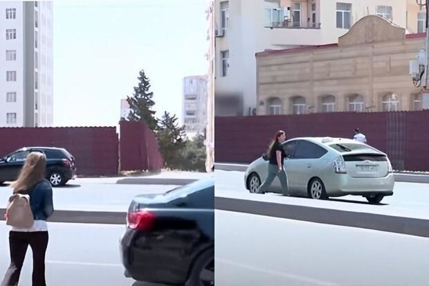 Bakıda təhlükə saçan yol: "Nə piyada keçidi var, nə də səki" - VİDEO