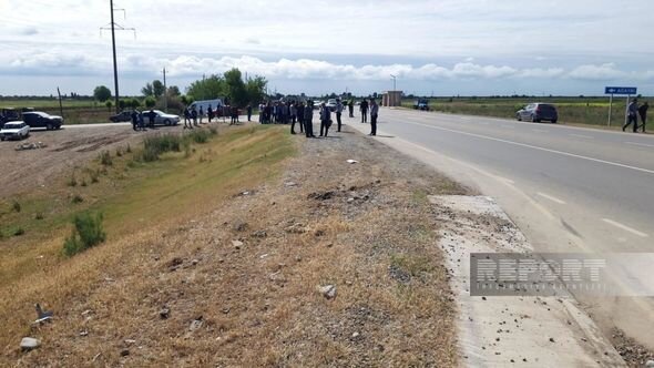 Biləsuvarda ağır avtoqəzanın TƏFƏRRÜATI: Ölən və yaralılar var - YENİLƏNİB + FOTO