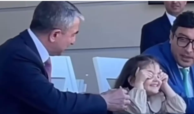 DSX rəisi ilə şəhid qızının səmimi anları