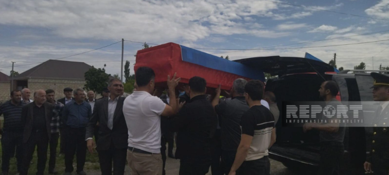 Tərtərdə Birinci Qarabağ müharibəsinin şəhidi Ədalət Əliyev dəfn edilib