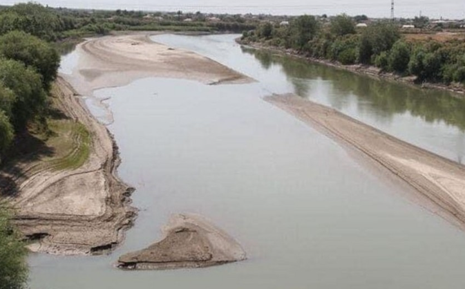 Kürdə suyun səviyyəsi azalıb