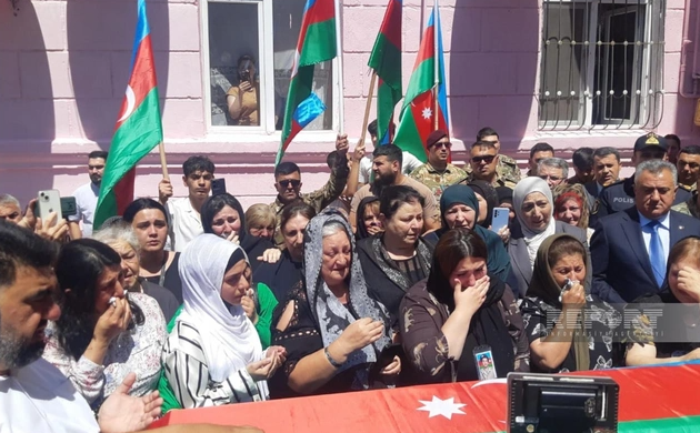 Birinci Qarabağ müharibəsinin şəhidi Rövşən Əliyev dəfn edildi