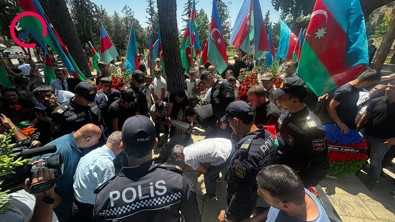 I Qarabağ müharibəsi şəhidi Göyçayda dəfn olundu - Fotolar