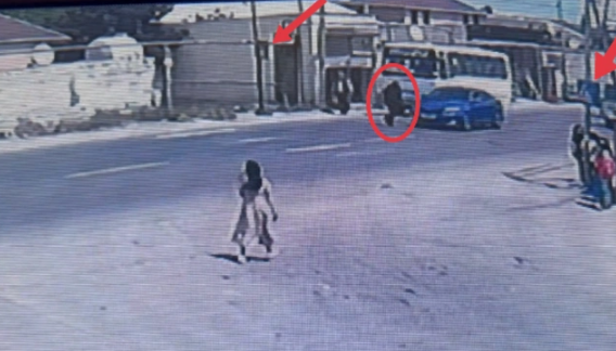 Avtobusun qabağından qaçan kişini maşın vurdu - ANBAAN GÖRÜNTÜLƏR