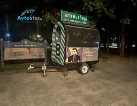 Bakıda intiharı təbliğ edərək qəhvə satırlar - FOTO