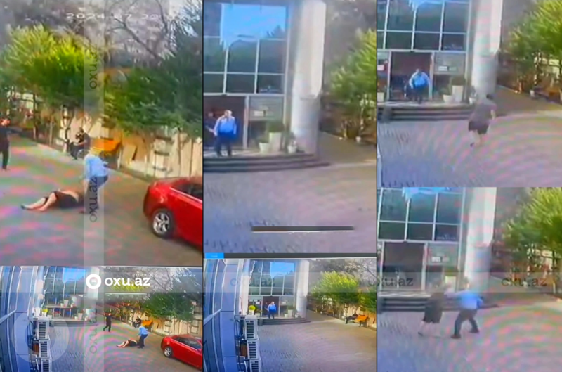 Ağadadaş Ağayevin balta ilə törətdiyi insidentin YENİ GÖRÜNTÜLƏRİ