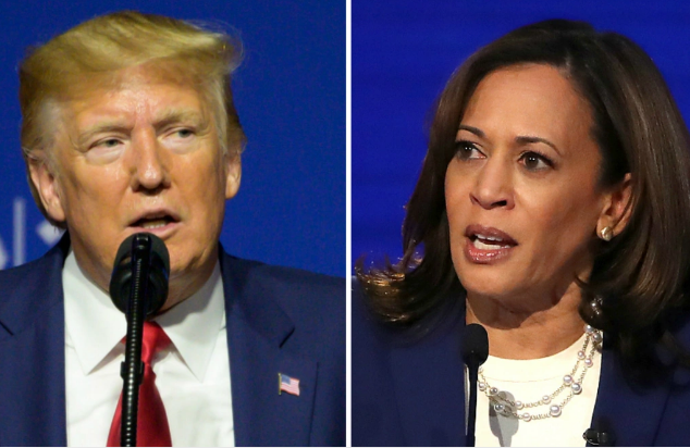 Tramp Harrisi dəri rəngindən siyasi məqsədlər üçün istifadədə ittiham edib