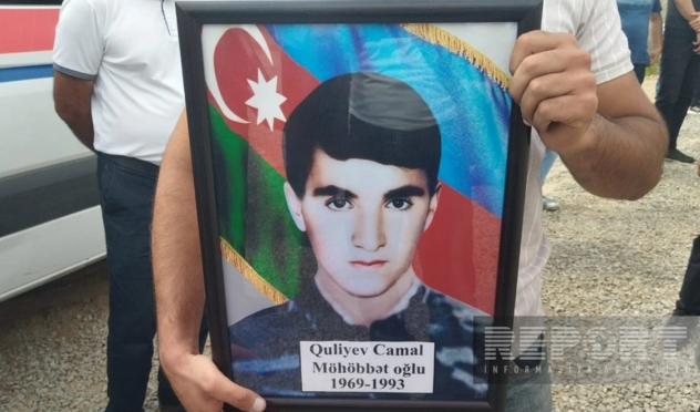 Laçında Birinci Qarabağ müharibəsinin şəhidi Camal Quliyev dəfn edilib
