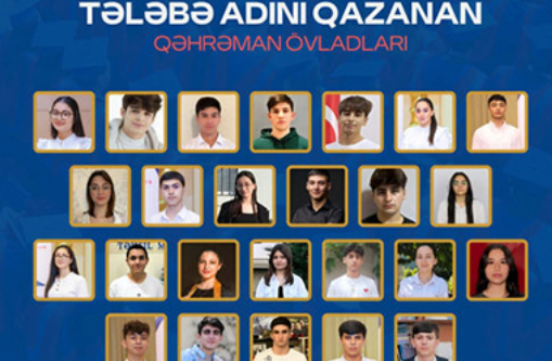 Tələbə adını qazanan şəhid övladlarının SİYAHISI