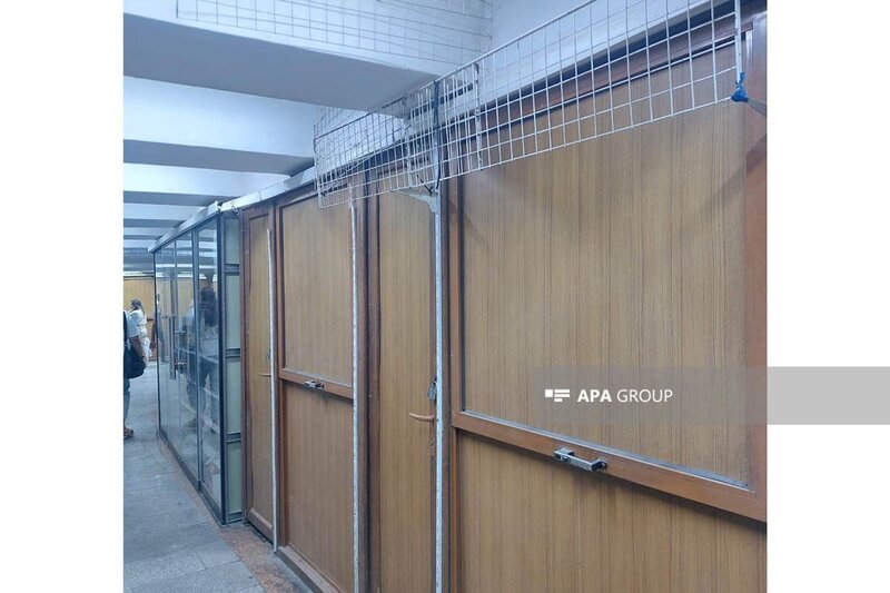 "20 Yanvar" metrosunda mağazalar bağlandı - FOTO