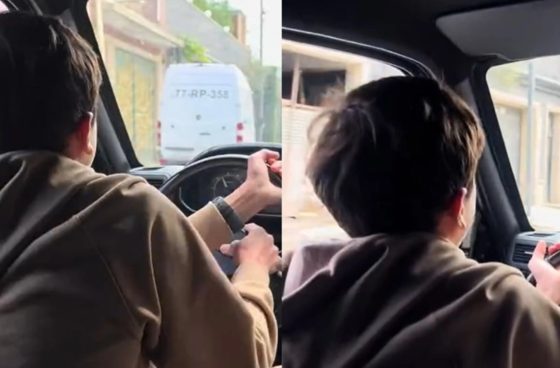 Bakıda sükan arxasına keçən azyaşlı və avtomobilin sahibi barəsində tədbir görüldü