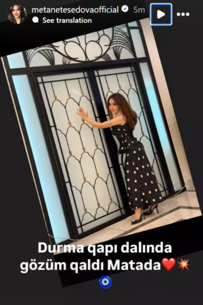 "Durma qapı dalında, gözüm qaldı Matada" - FOTO