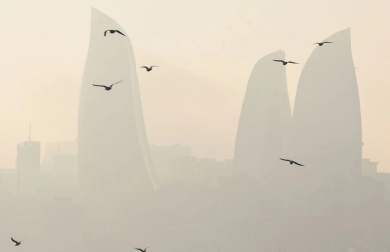 Bakıda havada tozun miqdarı artıb