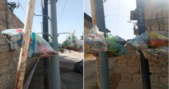 Abşeron İH Məhəmməd Füzulini qurdlamış zibil torbaları altında "basdırıb" - Rəzalət