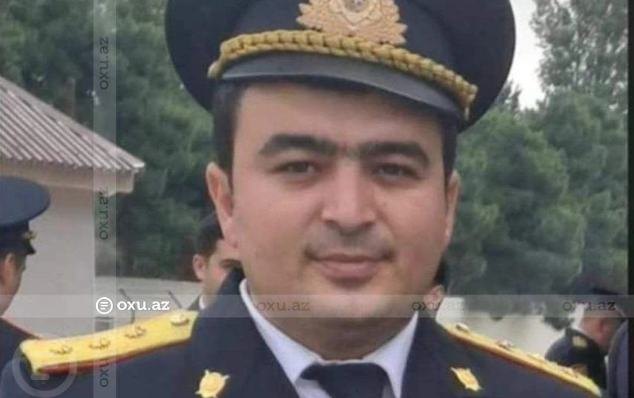 Azərbaycanda polis zabiti faciəli şəkildə öldü