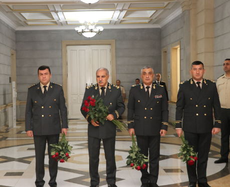 Hərbi Prokurorluqda milli prokurorluq orqanlarının yaradılmasının 106-cı ildönümünə həsr olunmuş mərasim keçirilib