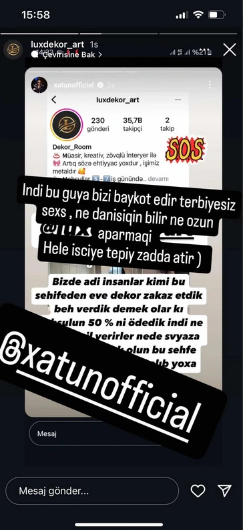 Müğənni Xatun Əliyeva dələduzluğa məruz qalıb?