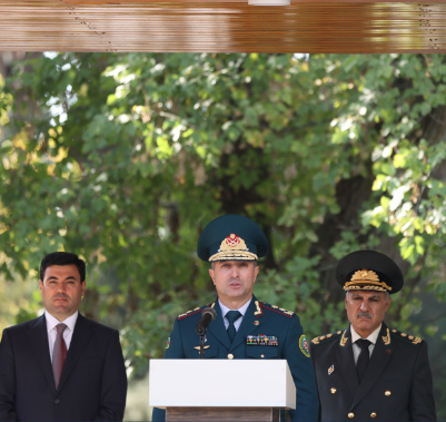 Hərbi prokuror Dövlət Sərhəd Xidmətinin hərbi qulluqçuları ilə görüşüb