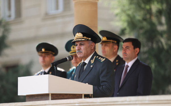 Hərbi prokuror Dövlət Sərhəd Xidmətinin hərbi qulluqçuları ilə görüşüb