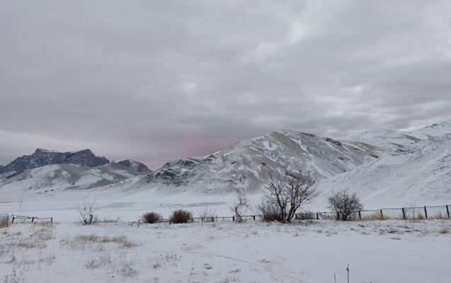 Şahdağa qar yağıb - Fotolar