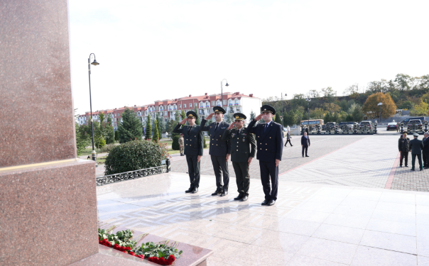 Hərbi prokuror DİN-in Daxili Qoşunlarının hərbi qulluqçuları ilə görüşüb