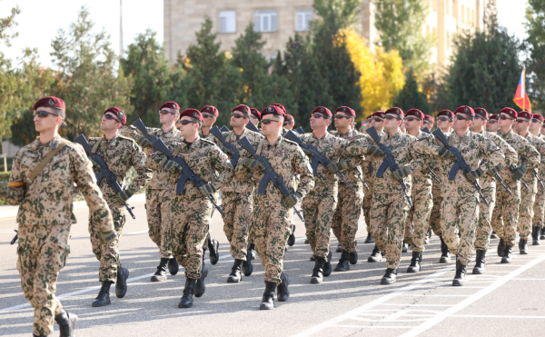 Hərbi prokuror DİN-in Daxili Qoşunlarının hərbi qulluqçuları ilə görüşüb