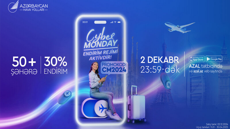 AZAL-dan "Cyber Monday" kampaniyası ilə endirimlərə davam