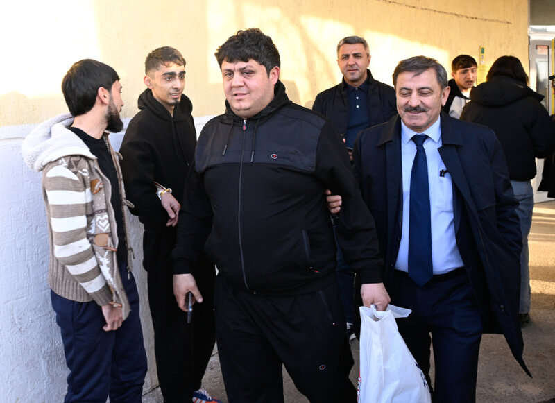 14 yaralı vətəndaşımız Bakıya yola salındı - Fotolar