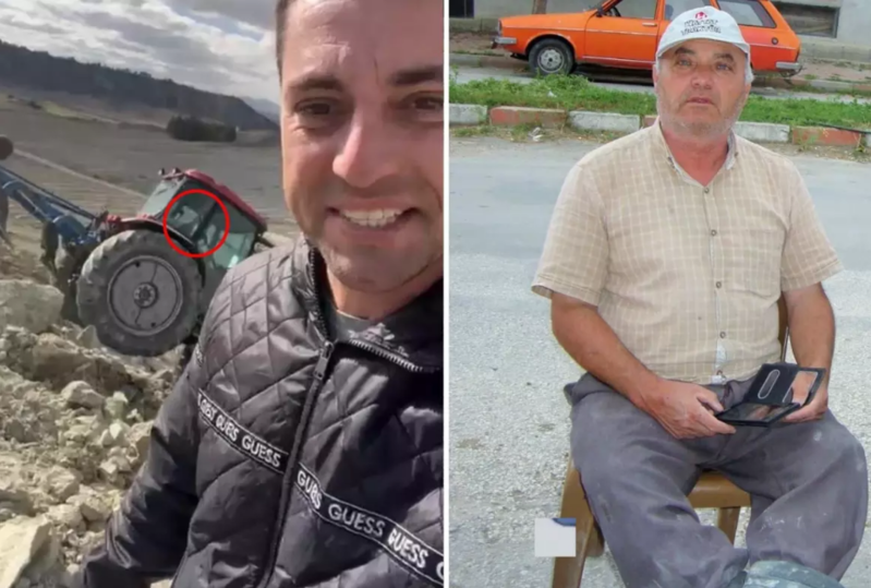 Aşan traktordan tullanıb çıxmaq istəyərkən altında qaldı - VİDEO