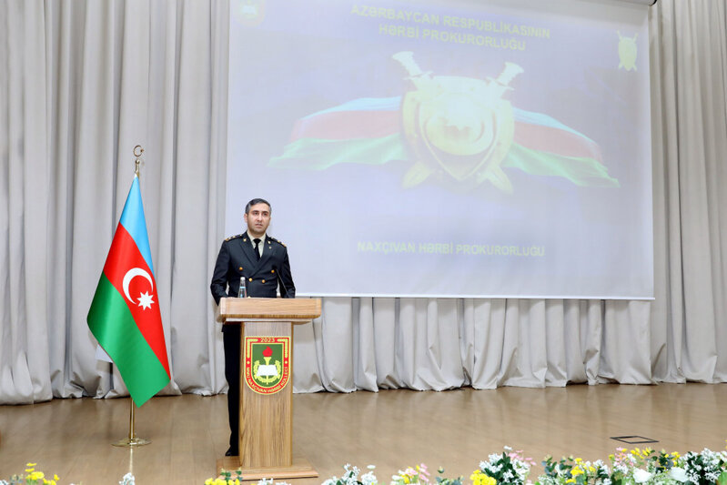 Naxçıvan Hərbi Kollecində "Konstitusiya və Suverenlik İli" çərçivəsində tədbir keçirilib - FOTOLAR