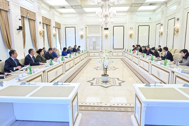 Sahibə Qafarova Çin Kommunist Partiyası Mərkəzi Komitəsinin nümayəndə heyəti ilə görüşüb