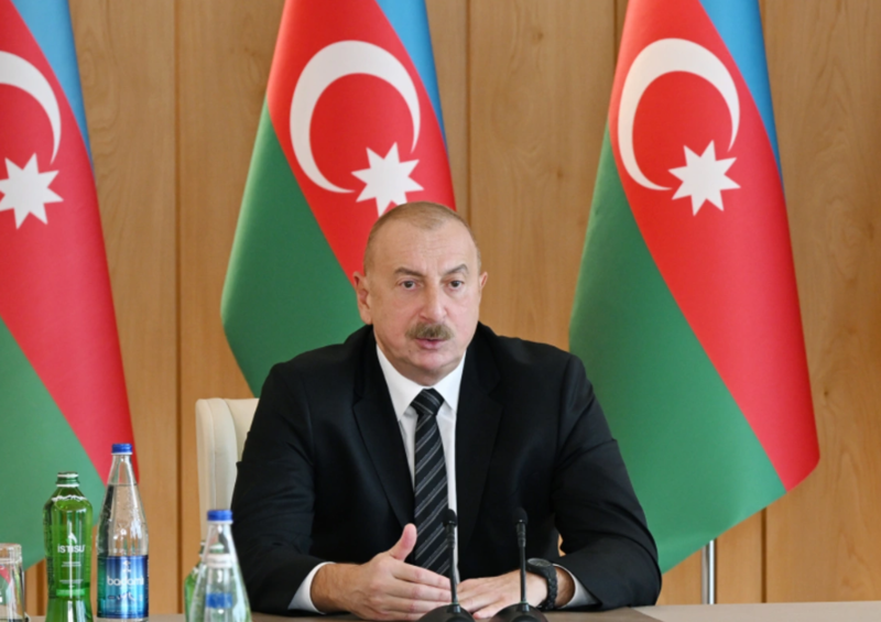 Prezident: "Biz bütün qonşularımızla, o cümlədən İranla yaxşı münasibətlərə malik olmaq istəyirik"