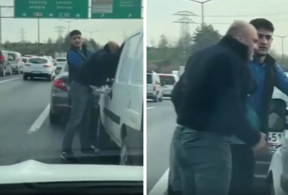 Yolun ortasında dava - VİDEO