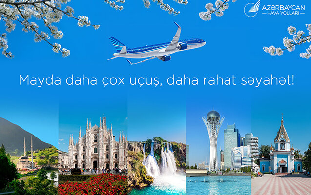 AZAL mayda bir sıra istiqamətlərdə uçuşların sayını artırır