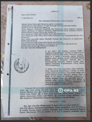 Şərurlu İsfəndiyardan NÖVBƏTİ ŞİKAYƏT: "85 min dollarımı qaytarmır, deyir, ucuz satmışıq"