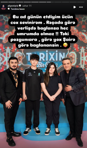 Rəsmi xəbərdarlığa belə reaksiya verdi - "Heç vecimə olmaz..."