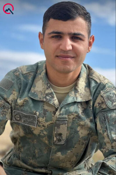 Qəzada həlak olan hərbçilərin - Fotosu