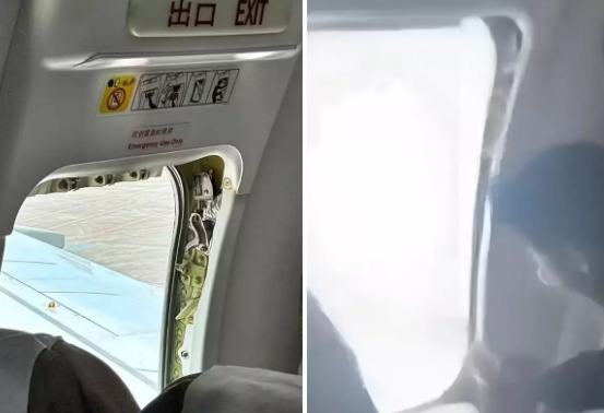 Təmiz hava almaq istədiyini deyən sərnişin təyyarənin təcili çıxış qapısını açdı - VİDEO