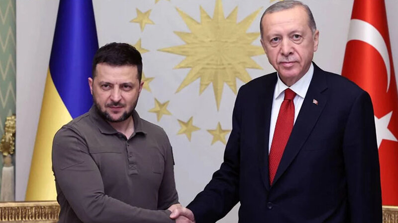Ərdoğan Zelenski görüşü başladı