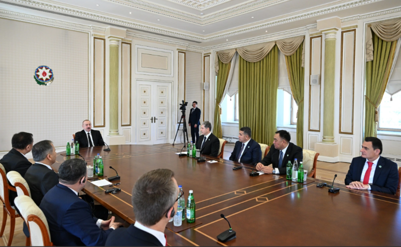 İlham Əliyev TDT-nin daxili işlər nazirlərini qəbul edib