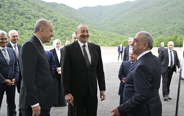 Prezidentlər Kəlbəcər-Laçın avtomobil yolunda - FOTOLAR