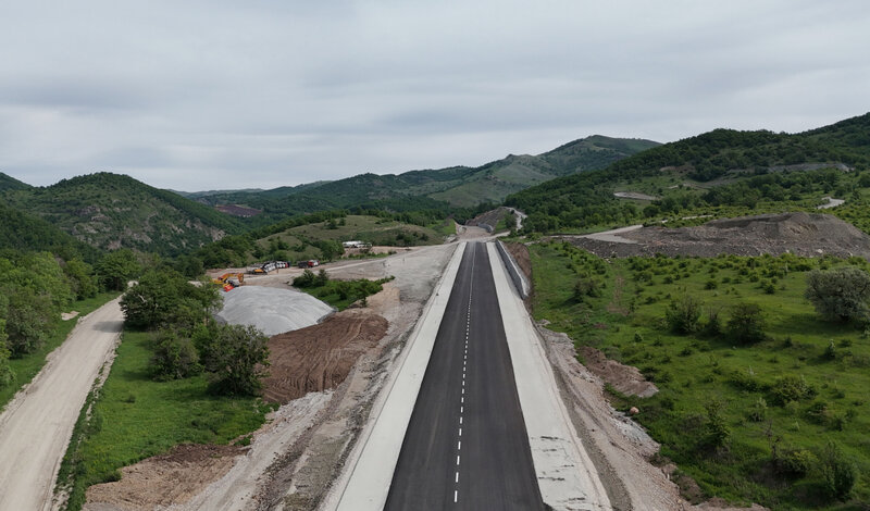 Prezidentlər Kəlbəcər-Laçın avtomobil yolunda - FOTOLAR