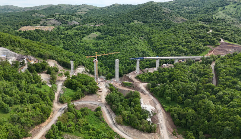 Prezidentlər Kəlbəcər-Laçın avtomobil yolunda - FOTOLAR