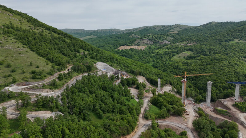 Prezidentlər Kəlbəcər-Laçın avtomobil yolunda - FOTOLAR