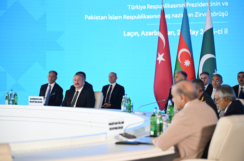 Laçında Azərbaycan, Türkiyə və Pakistan Zirvə görüşü keçirildi - Fotolar - Yenilənib